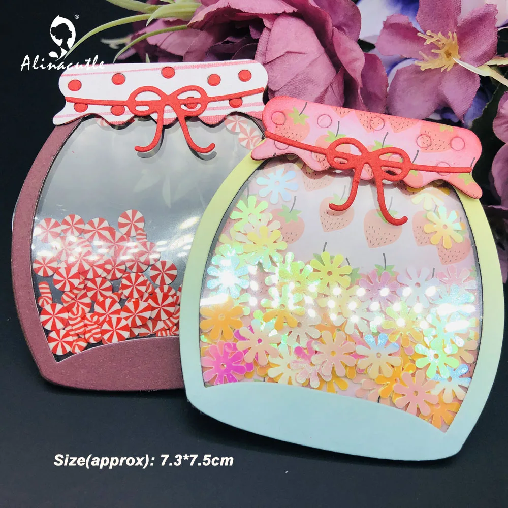 Штампы для резки металла Alinacutle банка молока меда конфет скрапбукинга бумаги