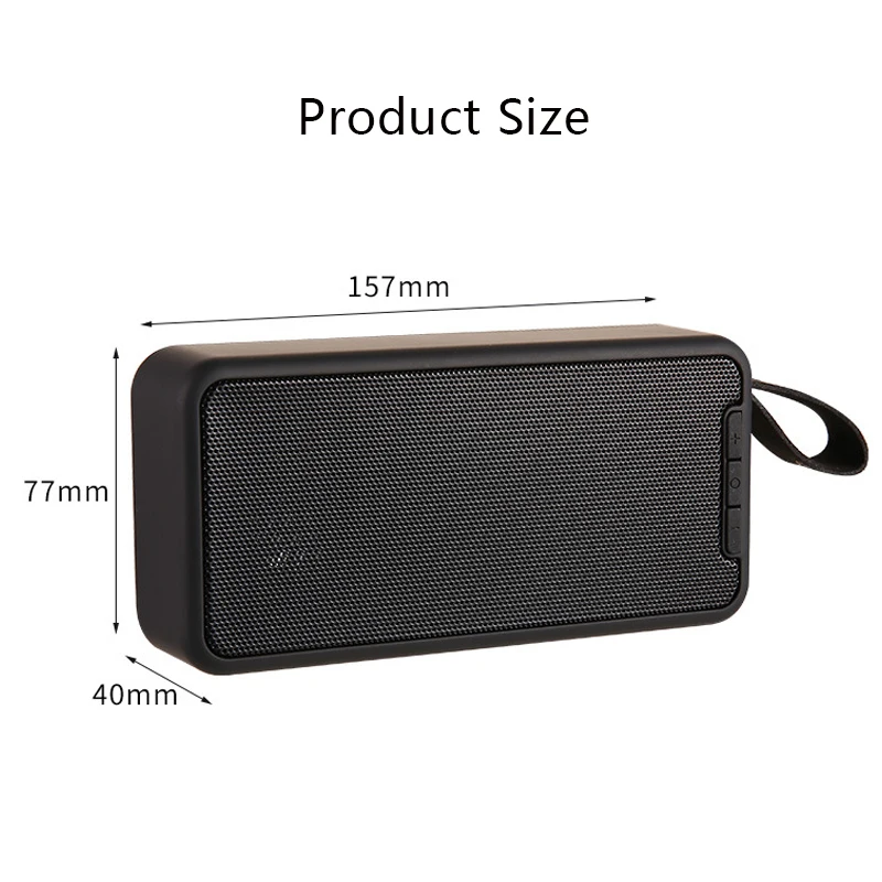 1 шт. портативная беспроводная Bluetooth колонка с FM радио|Портативные колонки| |