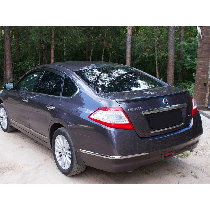 Спойлер крышки багажника Nissan Teana 2011-2014 рестайлинг ABS пластик под покраску внешний