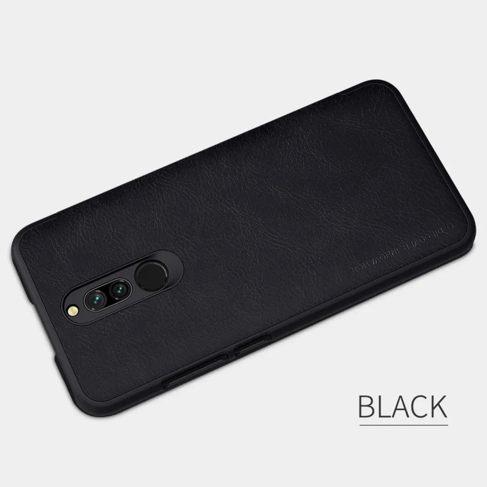 Flip Cover For Xiaomi Redmi 8 Case Original NILLKIN QIN Leather Cover For Xiaomi Redmi 8 Case with Card Pocket Book Bags