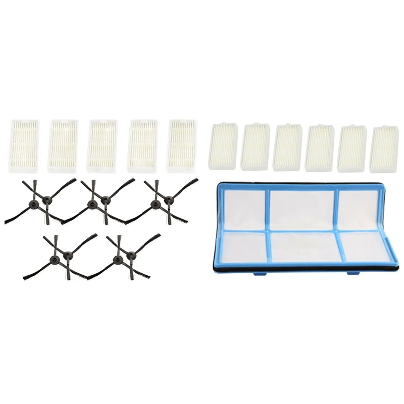 

Основные фильтры для пылесоса Medion-1 комплект, черные + белые фильтры и боковые щетки для Medion-1 комплект
