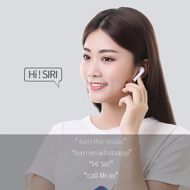 I21 TWS беспроводные Bluetooth наушники мини fone de ouvido Handsfree гарнитура сенсорное управление спортивные Airbuds iOS Android телефон