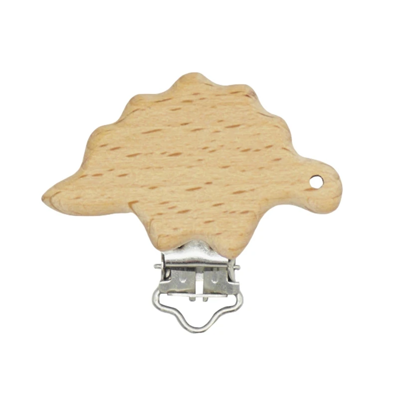 В форме милых животных соска зажимы деревянная держатель цепи детское дерево