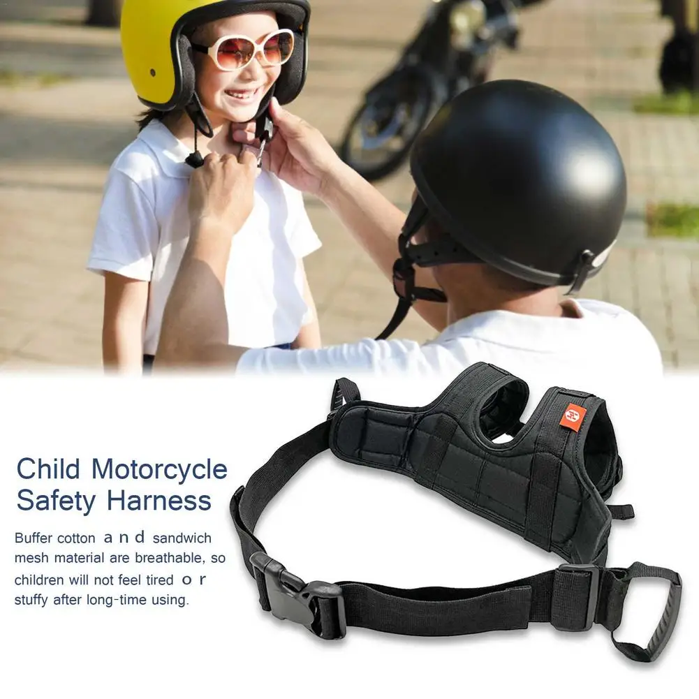 Child Motorcycle Safety Harness Scooter Rear Seat Passenger Grip Non-slip Belt Universal Strap For Children |