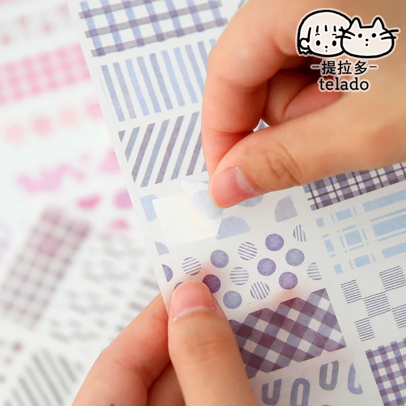 15 листов декоративные геометрические акварельные наклейки для скрапбукинга |