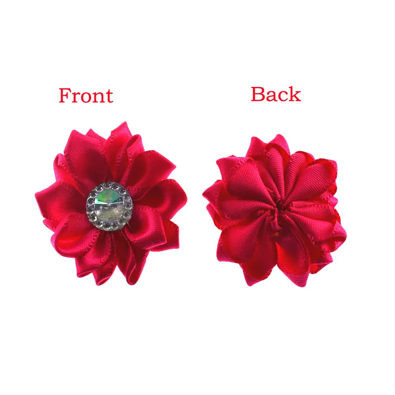 20 шт. атласная лента с цветами 4 5 см | Дом и сад