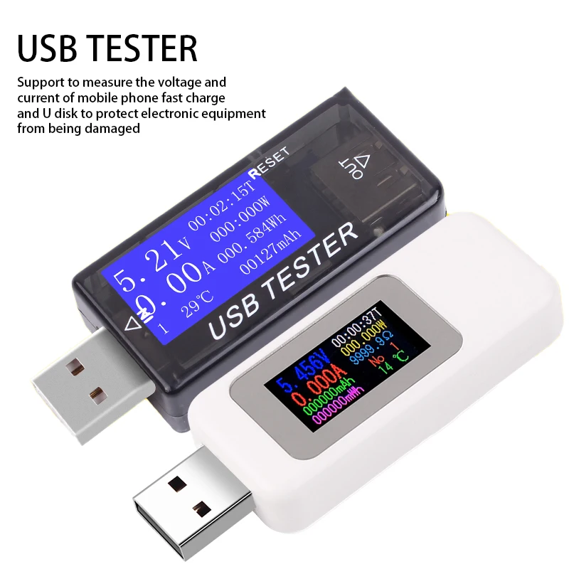 Цифровой USB тестер JIANSU Вольтметр постоянного тока амперметр детектор индикатор