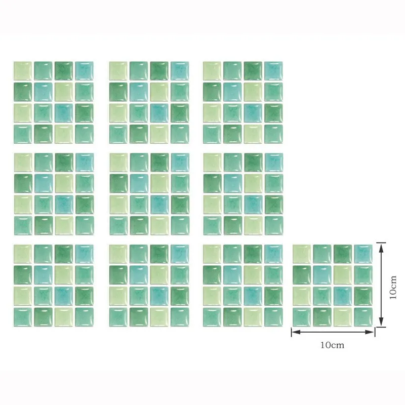 

Kitchen Tile Stickers Mosaic Sticker 30X Self-adhesive Wall Home Decor Bathroom
