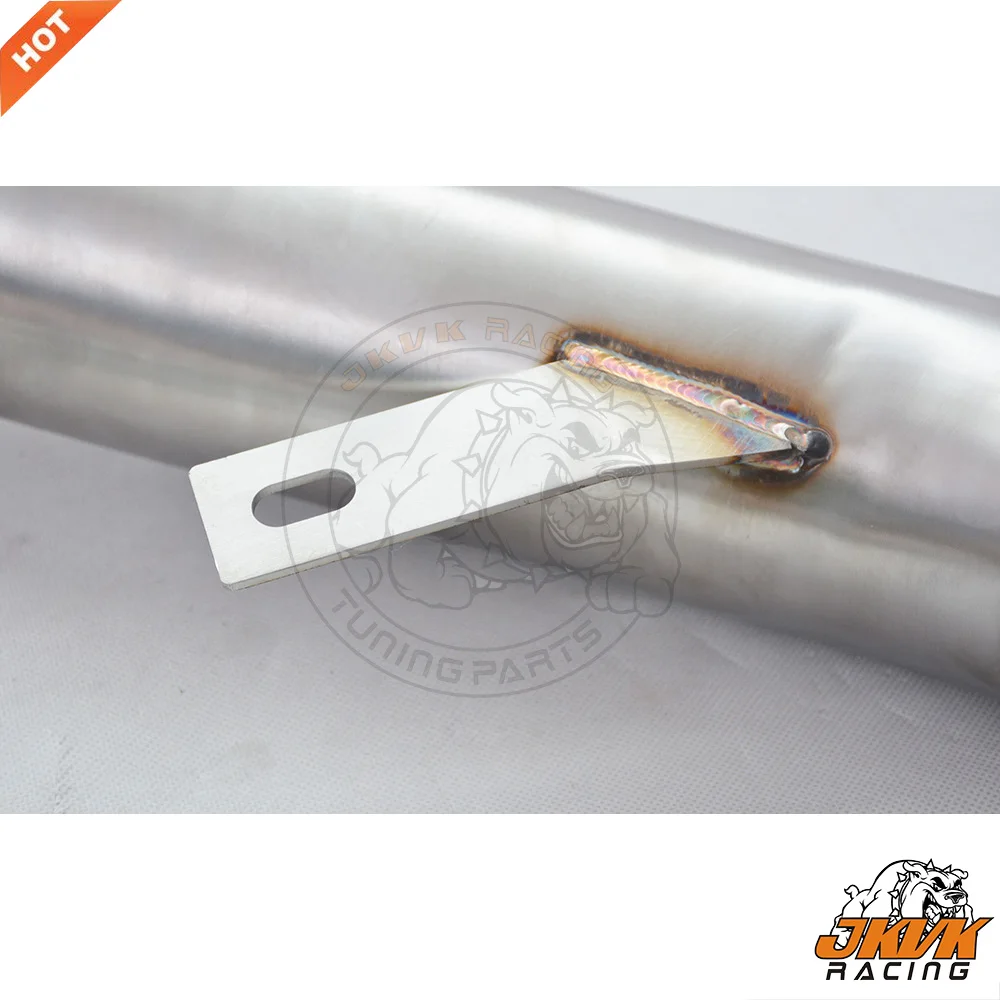JKVK RACING 3,0 ''76 мм выхлопная труба SS304 для A4 B7 2,0 TFSI