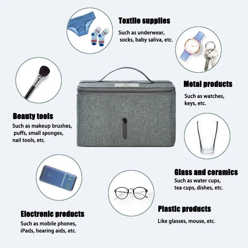 

UV Bag Eliminator for Clothes Underwear Sock Mask Ultraviolet Pack for Makeup Pantie ASD88