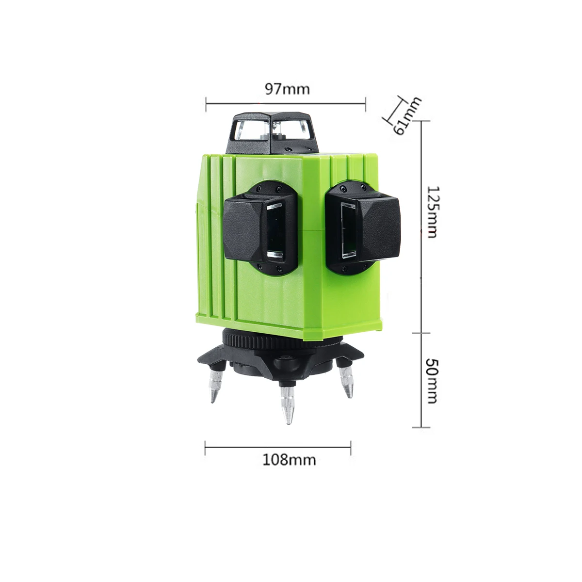 

3D Adjustable 12 Lines Laser Levels 360 Self Leveling Horizontal Vertical Cross Green Laser Waterproof Beam Measuring Equipment