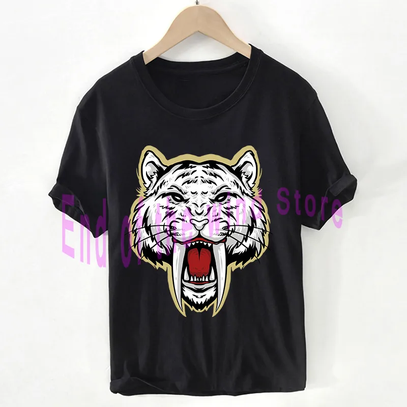 

Fashion Cool Tiger Head t shirt Unisex 100% Cotton New York T-shirt Rock Graphics Pluse Size Tops Tees 3D clothes female/Man