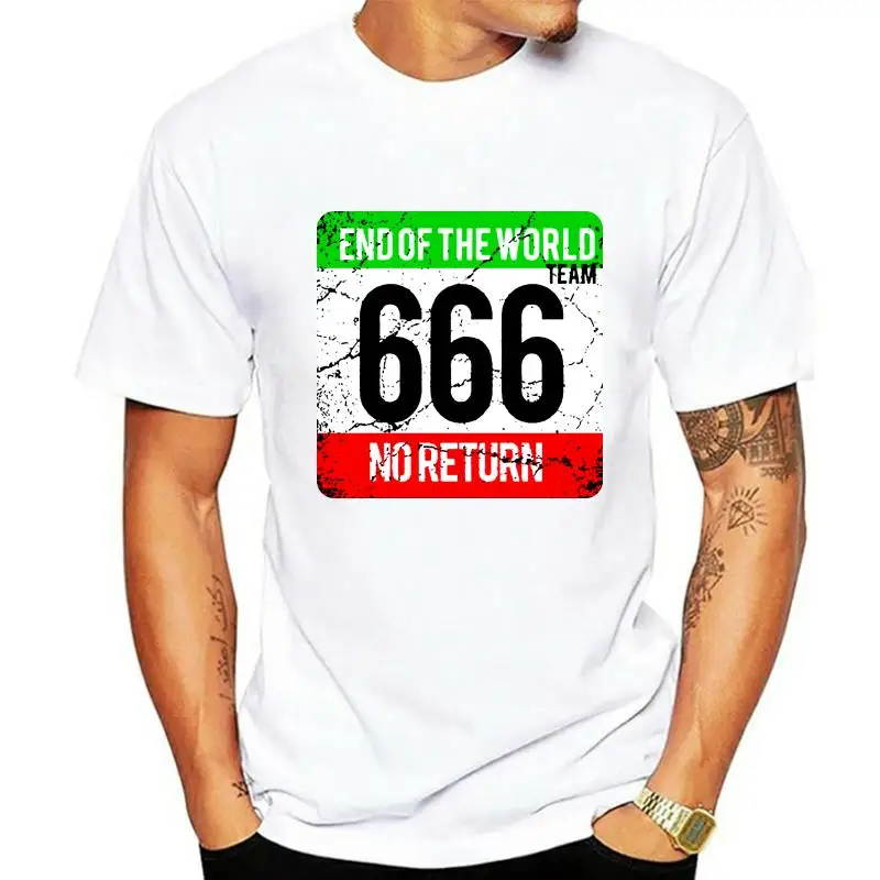 

Exclusive Men's T-Shirt - 666 End Of The World Design (SB357) 6478D