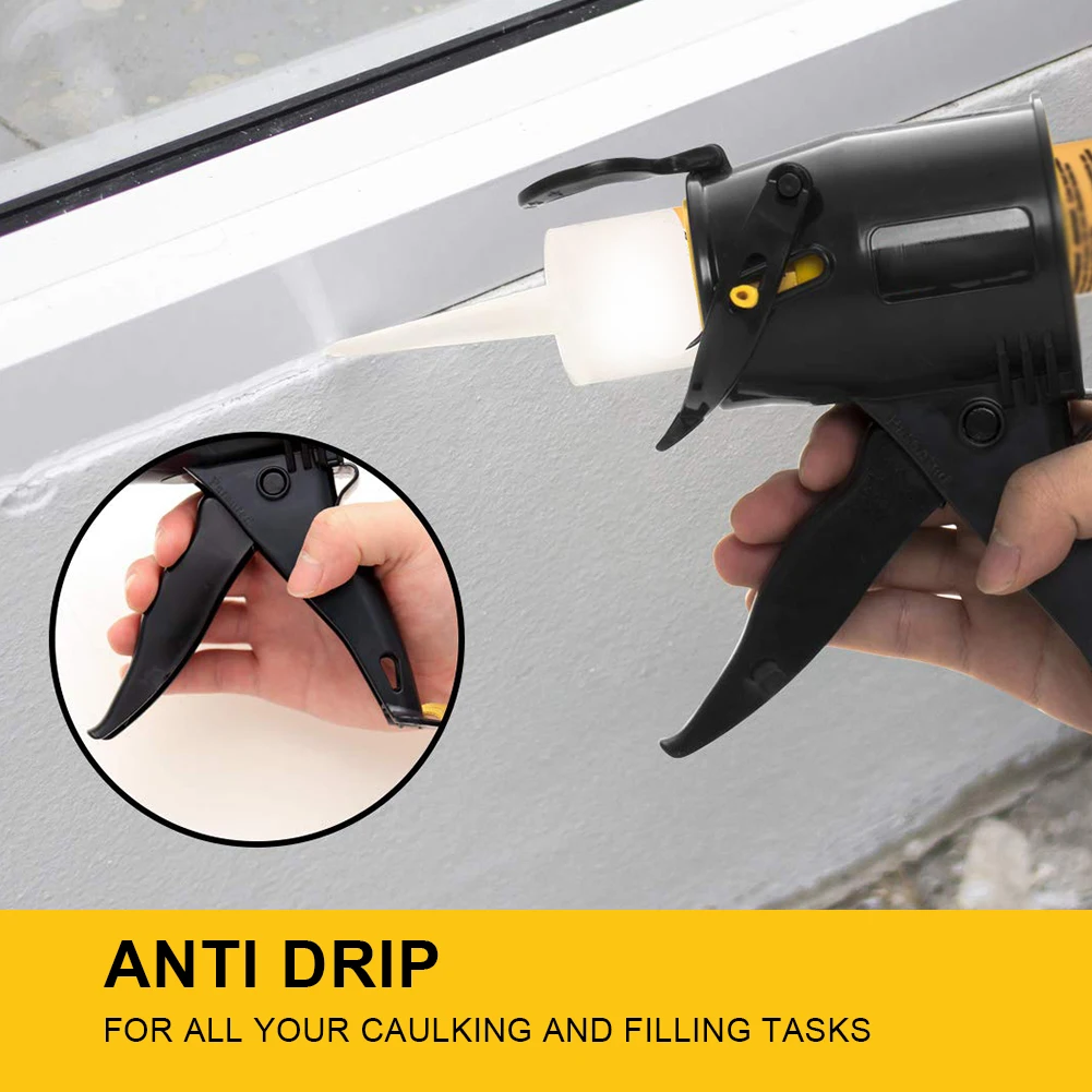 Caulking Guns Portable Silicone Mastic Sealant Corner Seam Filling Tight Spaces Sealing Tool For Sealing Caulking Filling