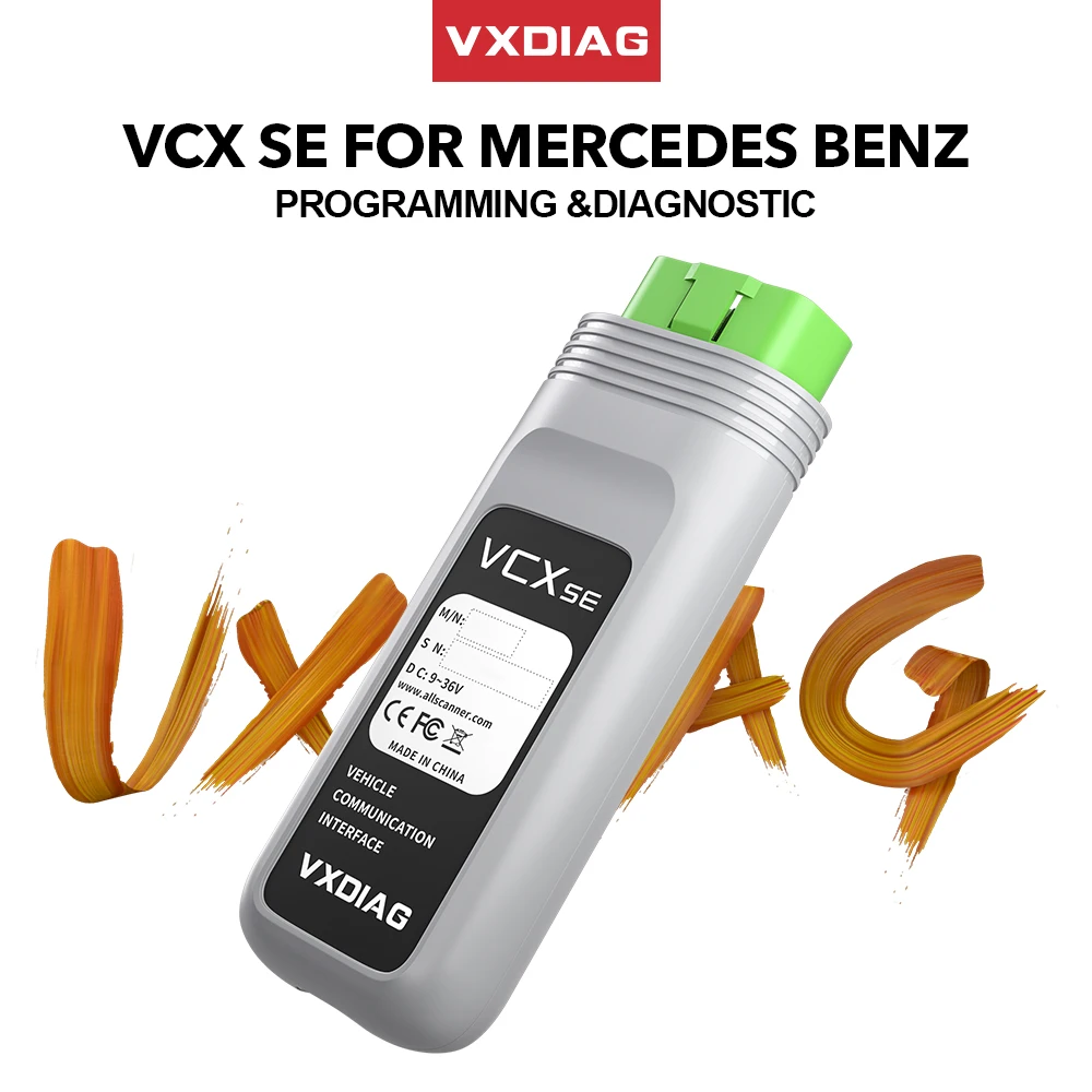 VXDIAG VCX SE для Benz obd2 сканер Профессиональный автомобильный механический инструмент