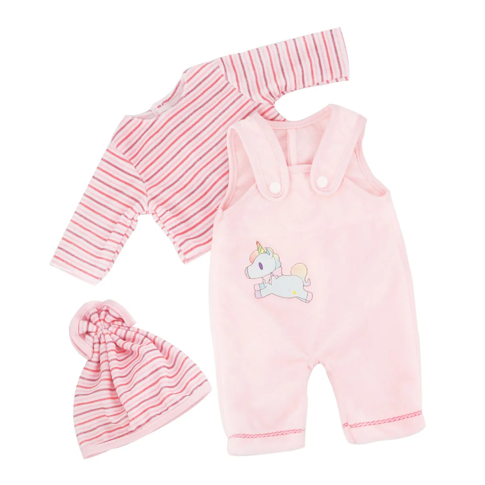 Fashion Clothes Suit Fit For 43cm Baby New Born Doll 17 Inch Dolls Clothes,Children best Birthday Gift - Цвет: Фиолетовый
