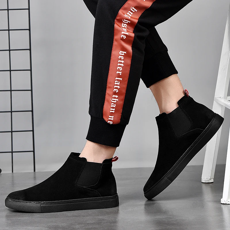 Business Wedding Loafers Formal Shoes For Male 38-46 New British Men's Slip On Split Leather Pointed Toe Men Dress *6069 | Обувь