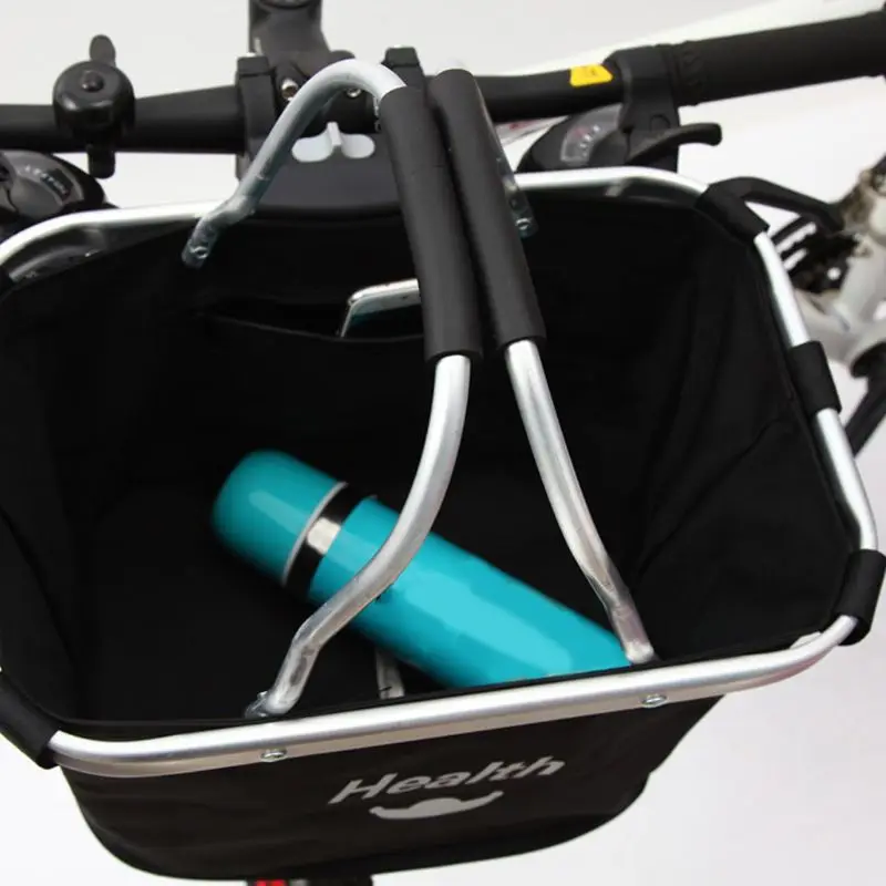 

Bicycle Front Basket with 2 Handle Environmental Protection Cloth Handleba