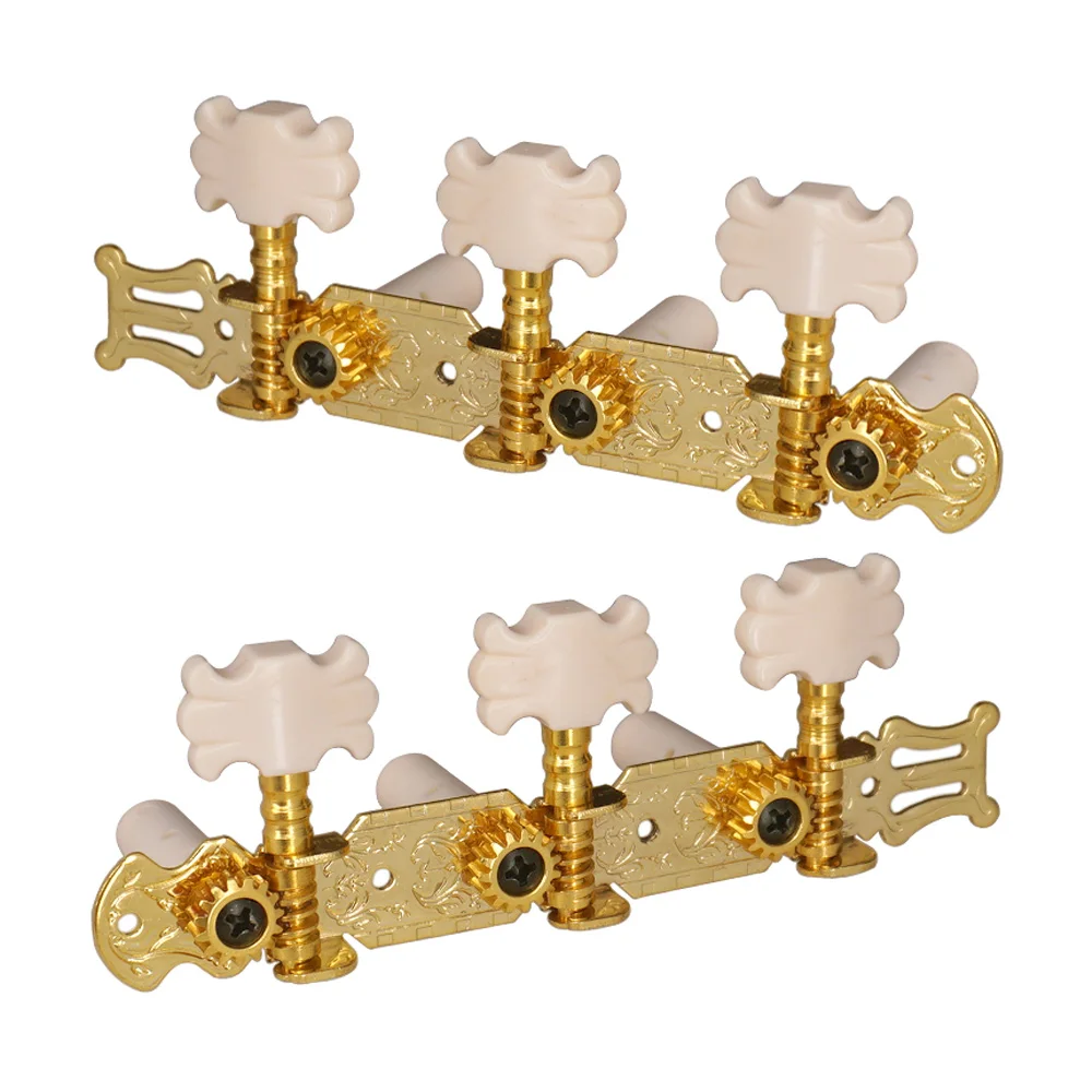 

1 Pair Gold Guitar Tuning Pegs Classical Guitar String Tuning Pegs Tuners