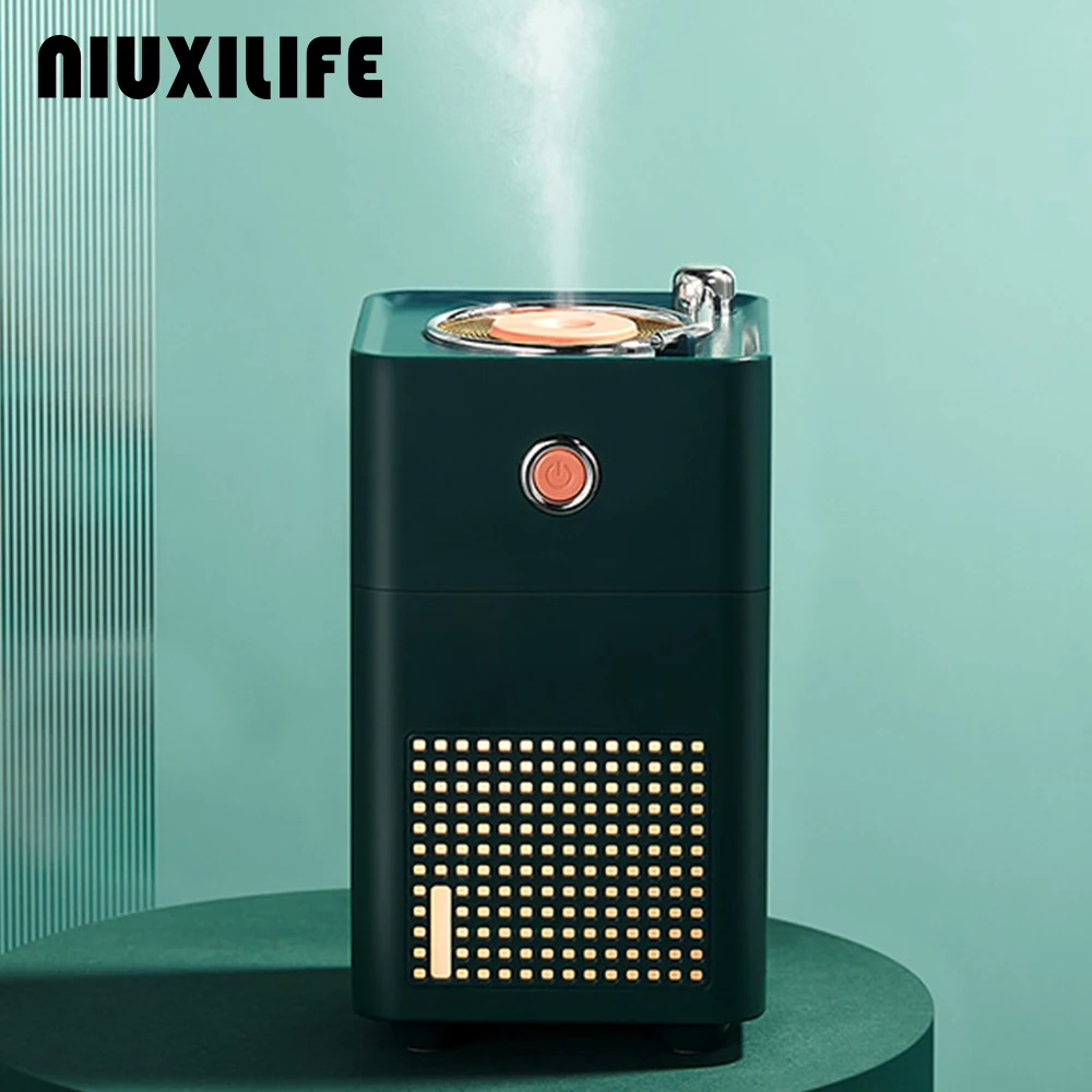 

NIUXILIFE Retro Air Humidifier Electric Essential Oil Aroma Diffuser Ultrasonic Aromatherapy Diffusers with LED Night Lamp