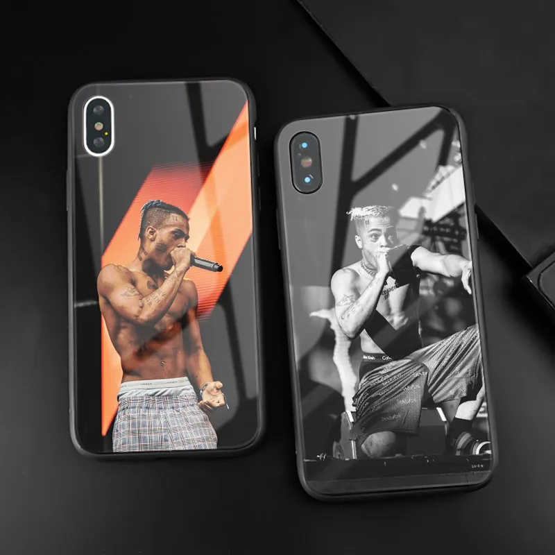 Силиконовый чехол XXXTENTACION Rapper RIP из закаленного стекла для apple iPhone 6 6s 7 8 Plus X XR XS 11 Pro