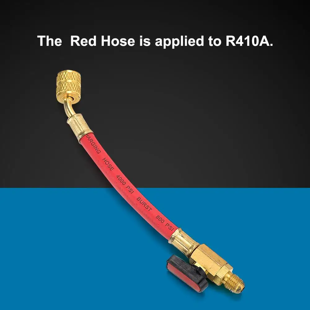 R410A R134a R22 адаптер шланга для подзарядки воздуха 1/4 &quotMale 5/16&quot или &quotFemale HVAC A/C Service