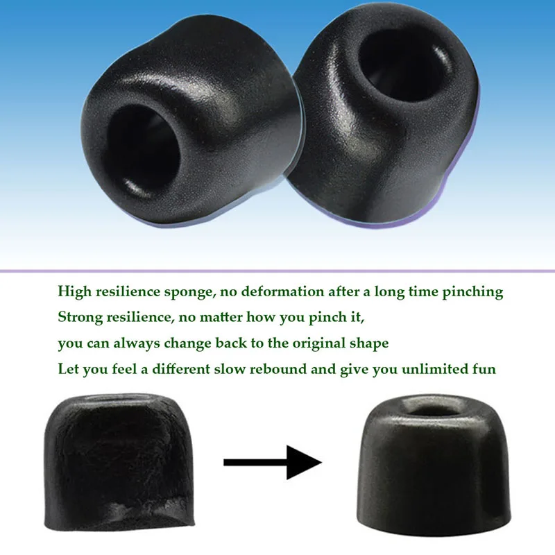 6 шт./3 пары наушники из пены с эффектом памяти | Электроника