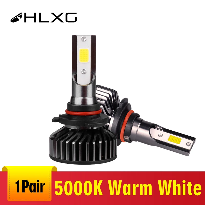 Светодиодные передние лампы для мотоцикла HLXG 5000K 9006 LED прожектор холодного белого