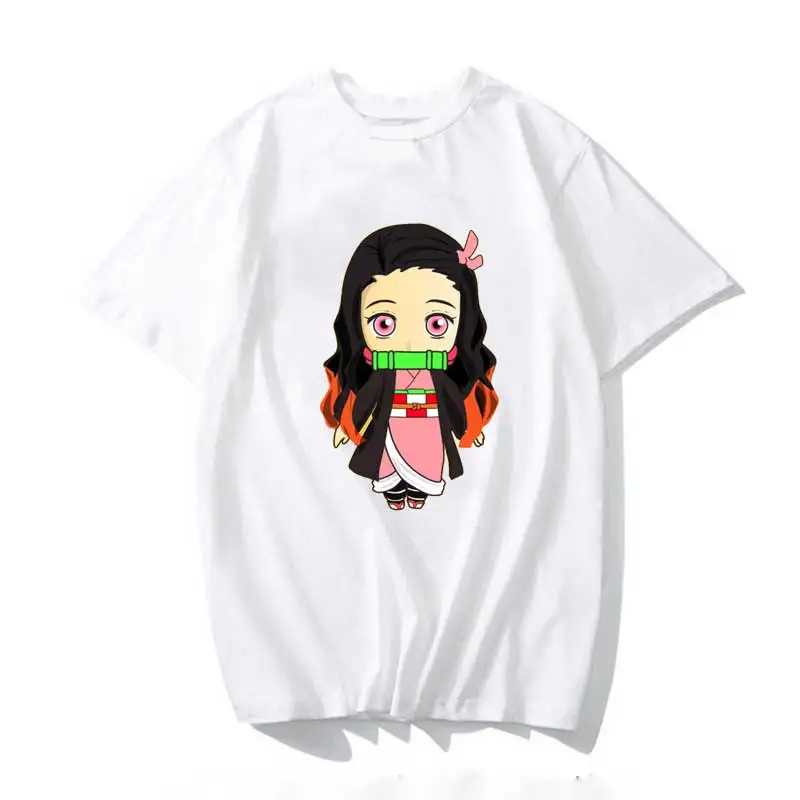 

Kimetsu No Yaiba Nezuko Kamado T Shirt Men Kawaii Summer Tops Cartoon Karate Graphic Tees Tee Shirt Unisex Harajuku Shirt Male