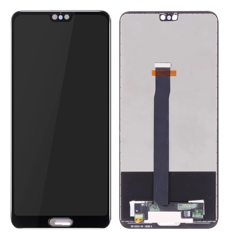 Сенсорный экран IPS LCD для Huawei P20 ЖК дисплей с рамой 5 8 дюйма технологией