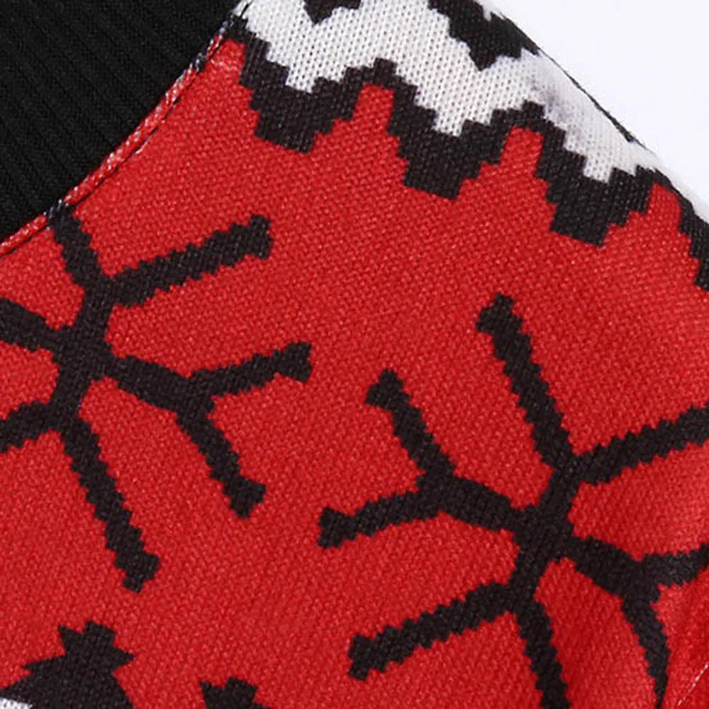 Зимний свитер для пар пуловер двух человек страшный парные пуловеры новинка