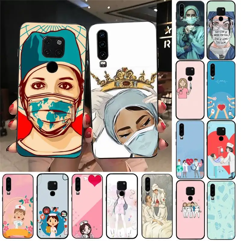 

Medicine Nurse Doctor Dentist Phone Case For Huawei Y6 7prime 9prime Y5 2019 Y5 Y6Prime 2018 Nova 3E mate10 20lite 20Pro funda
