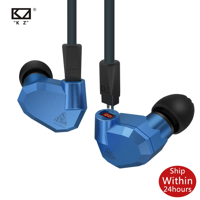 

KZ ZS5 2DD+2BA Hybrid In Ear Earphones HIFI DJ Monitor Headset Running Sport Earphones Headset Earbud Two Colors for ZS3 ZSN