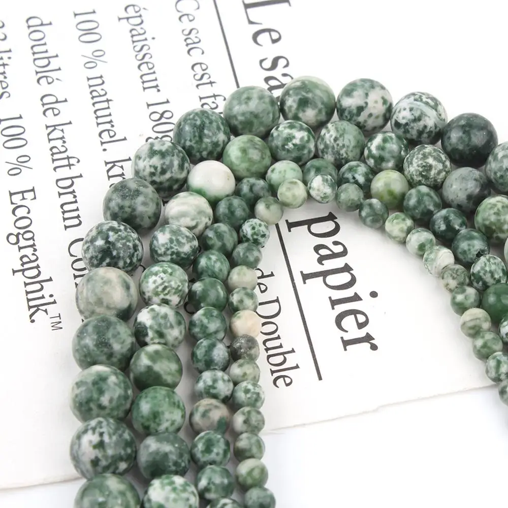 Бусины из натурального камня для ювелирных изделий круглые бусины-Распорки с