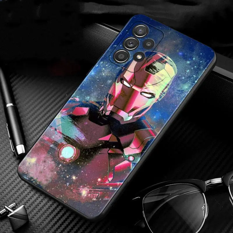 Marvel Iron Spider Man Cover For Samsung Galaxy A51 A71 A41 A31 A11 A01 A12 A21 A21s A52 A32 A02s A72 A22 A02 A42 F42 Shell
