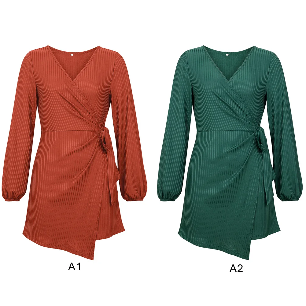 

2019 New Women Casual Long Sleeve V Neck Strap Jumpsuit Sexy Loose Irregular Rompers Fashion Sexy Lace up Siamese Pants new