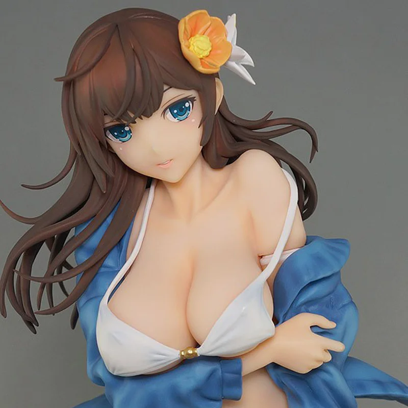 

25cm Iraha Kurone swemsuit cover Illustration Ver Sexy Anime Action Figure Model Bikeni PVC toy Decoration 1/6 scale Brinquedos