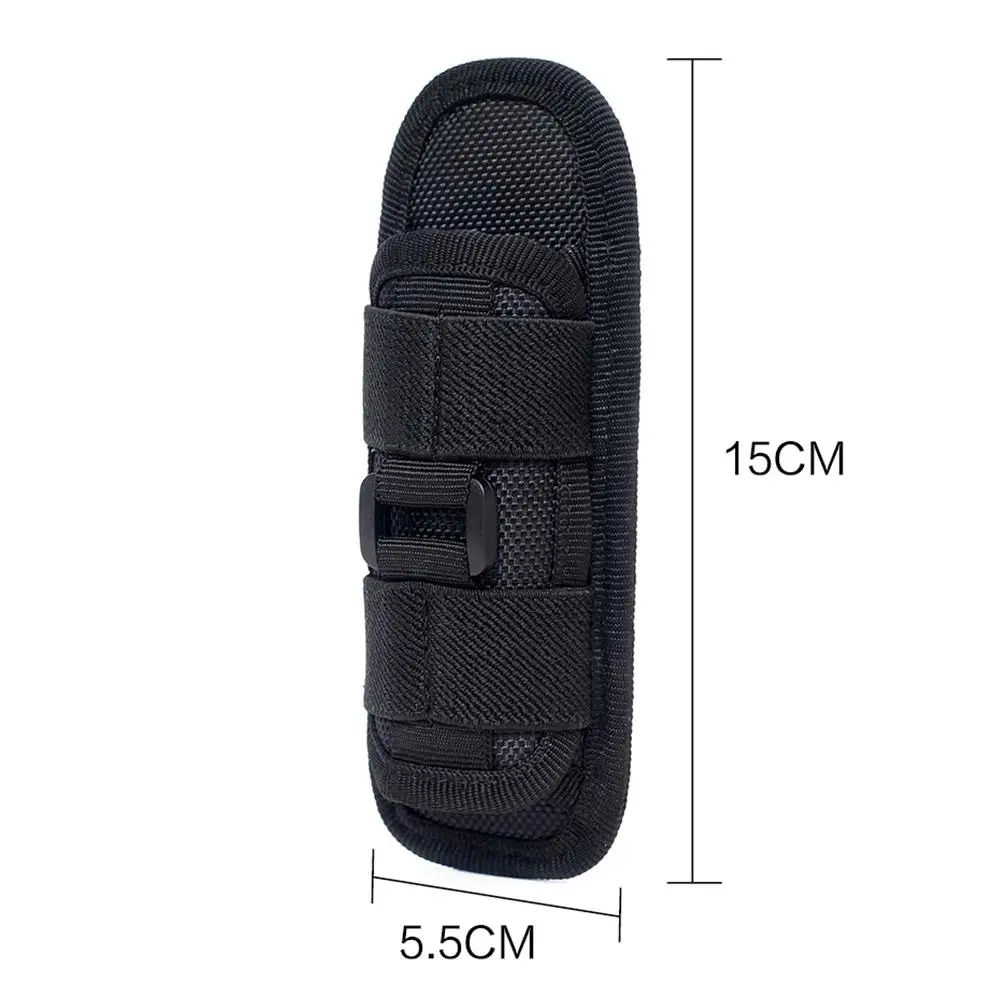 

Outdoor Tactical Pouch Molle Hunting Bags Waist Bag Hiking 360 Degree Rotatable Multi-functional Flashlight Waist Bag For Hiking