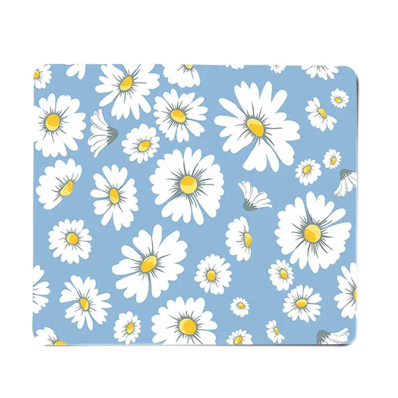 

FHNBLJ High Quality Floral Daisy mouse pad gamer play mats Top Selling Wholesale Gaming Pad mouse