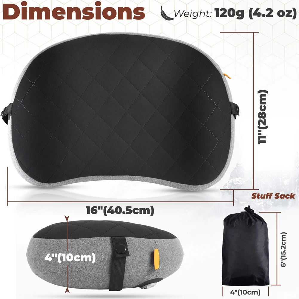 

Outdoor Camping Pillow inflatable Pillow Foldable Sleeping PortableTravel pillow Cushion Beach Car Plane Break Rest Pillow
