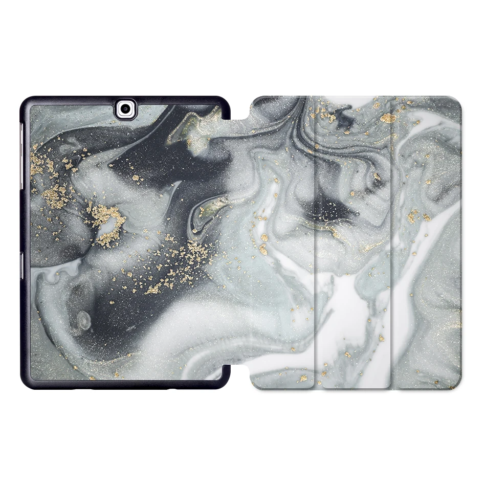 SS15 MTT мрамор из искусственной кожи чехол для samsung Galaxy Tab S2 9,7 ''SM-T810 T815 T813 T819 Флип Стенд Смарт чехол для планшета Авто Режим сна/пробуждения - Цвет: SS15