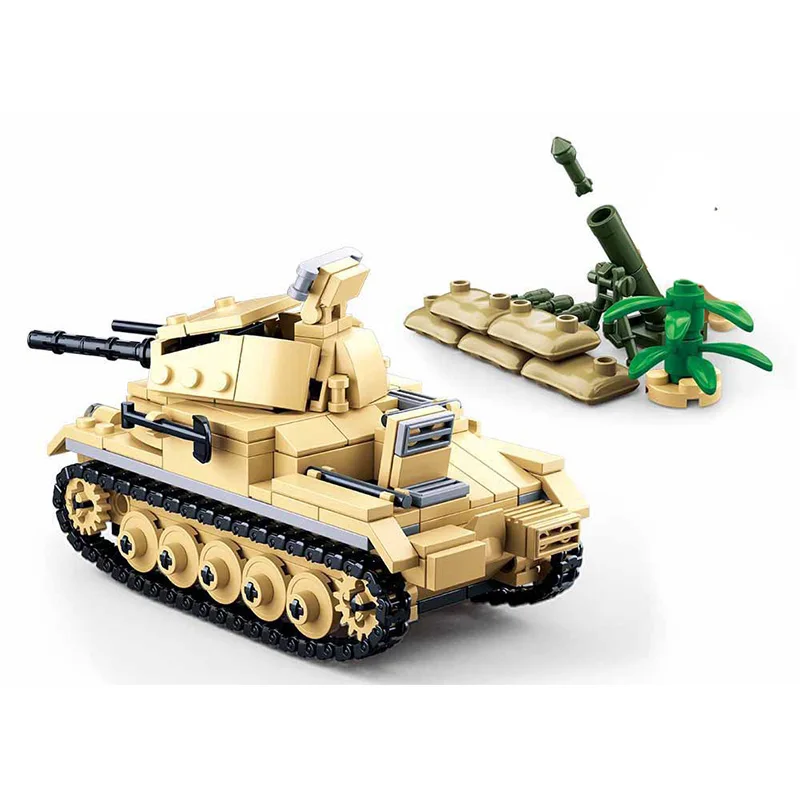 Военная серия мировая война Германия Panzer II Tank soldier оружие DIY аксессуары модель