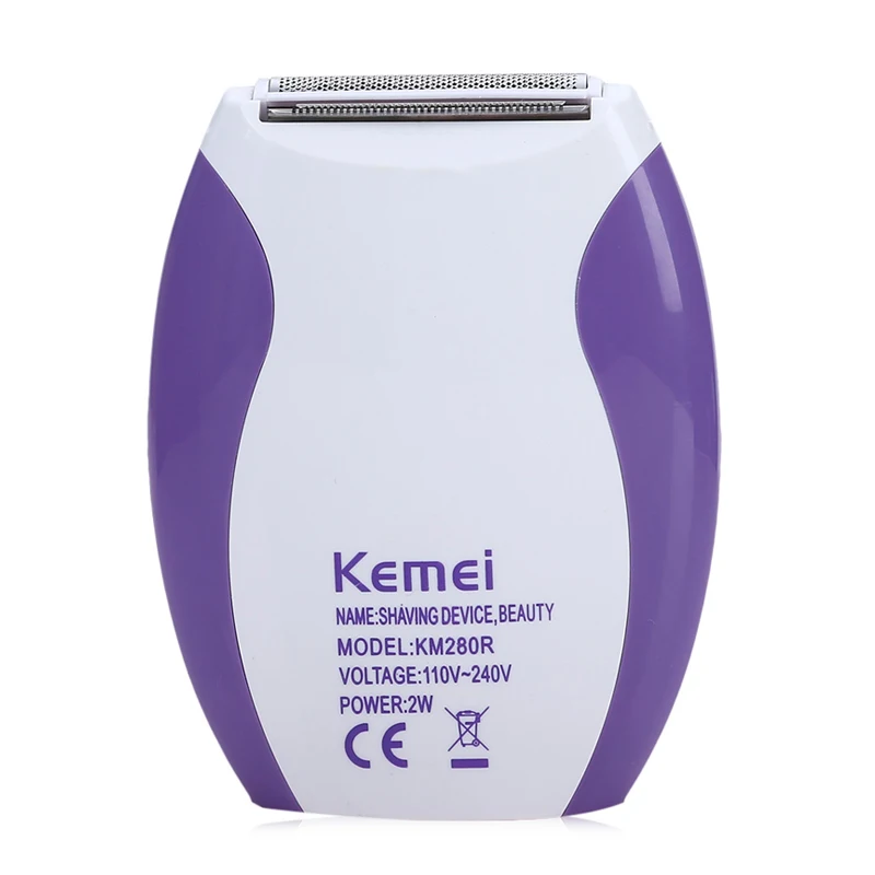 Kemei Face Shaver for Women Mini Electric Hair Remover Bikini Body Portable Rechargeable Travel Painless Epilator | Бытовая техника