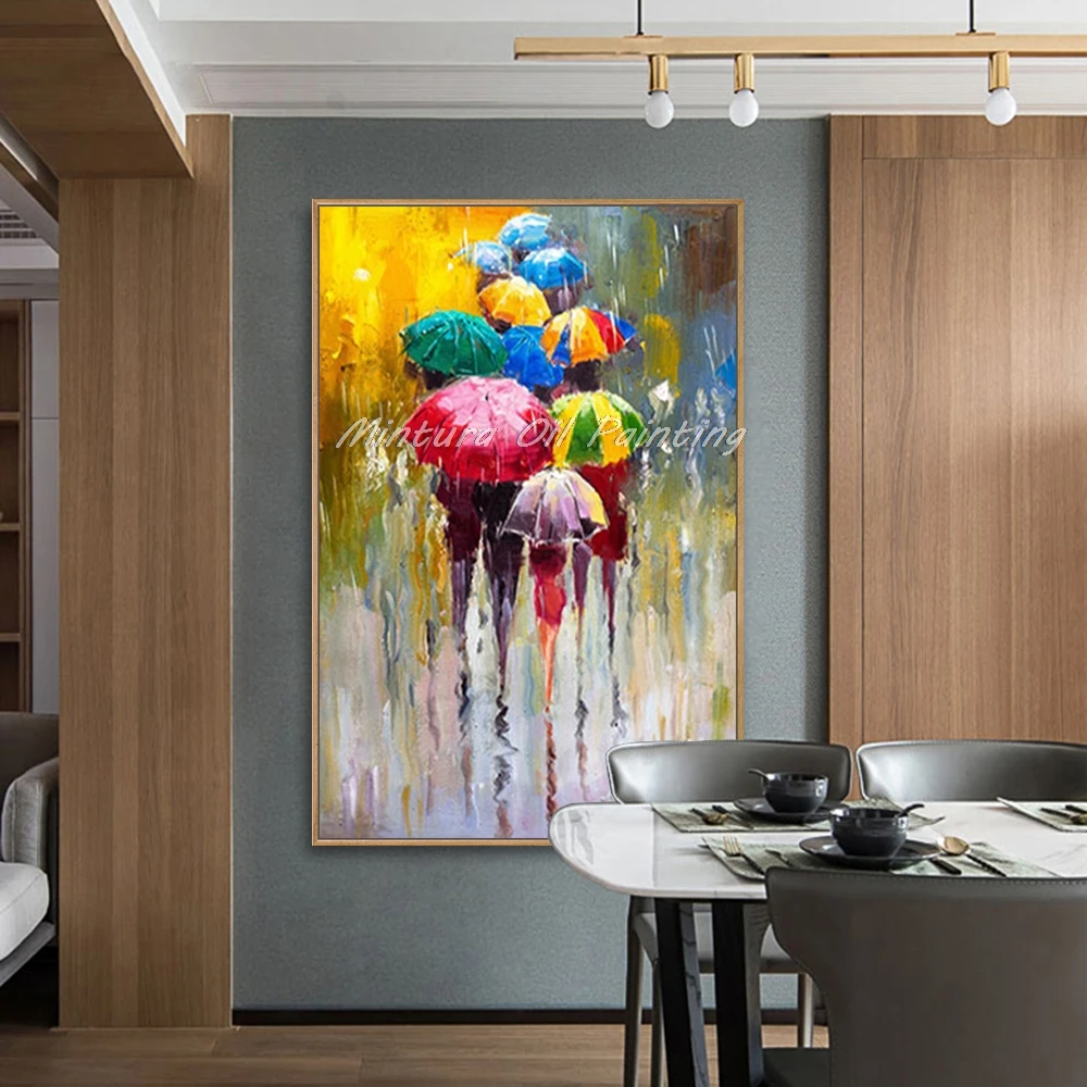 Mintura ручная роспись Масляные картины на холсте Настенная картина для гостиной