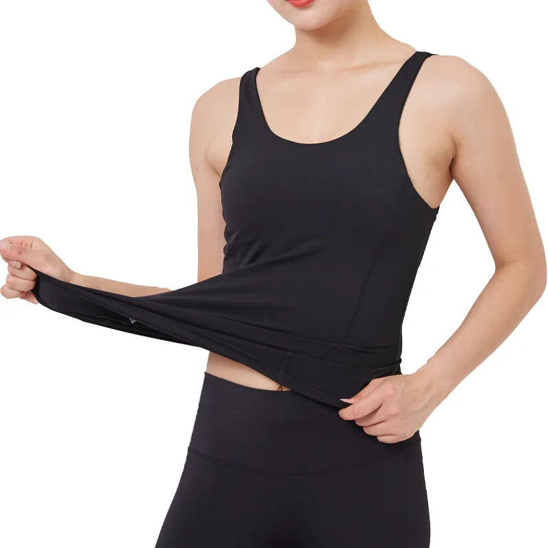 

1216ZH Lady women sport vest tank tops beauty-back fitness bra yoga custom logo print on product and package from 1pc dropship