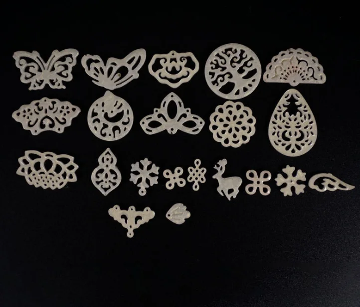 1 шт. прозрачный силиконовый пресс форм Ретро стиль пустотелые серьги с подвеской