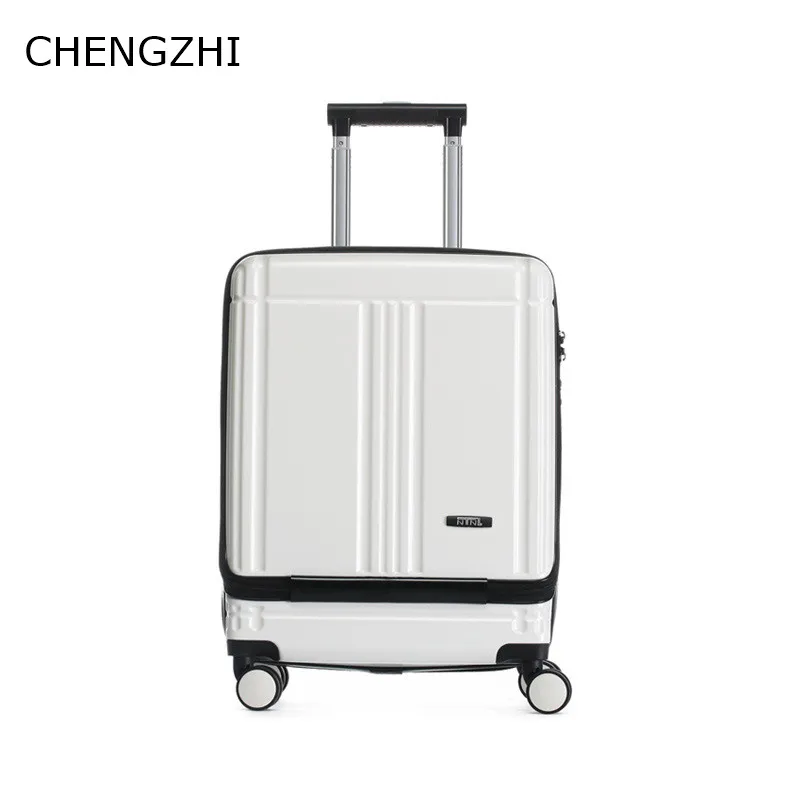 CHENGZHI, 20 дюймов, деловой чемодан, сумка на колесиках, роскошная, высокое качество, сумка на колесиках для ноутбука, чемодан на колесиках