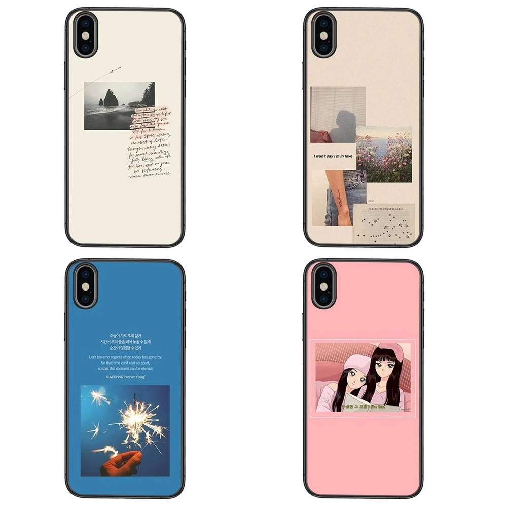 Смартфон Изысканная эстетика песни для Huawei P50 P40 P30 Lite P Smart Z 2019 2020 2021 черный бампер