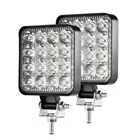 Светодиодный рабочий светильник 48 Вт, 30 градусов, автомобильный Точечный светильник, внедорожный рабочий светильник, противотуманный светильник для квадроцикла, внедорожника, мотовездехода