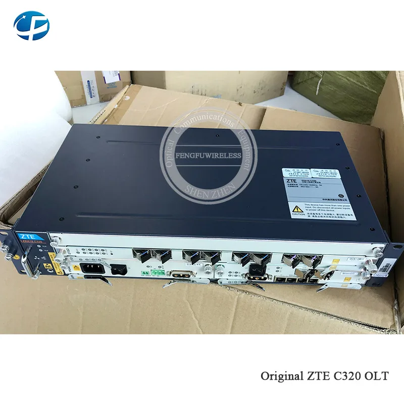 ZTE 8PON 10GE GPON OLT C320 SMXA/3 карты PRAM 8 портов GTGO C + плата питания переменного и постоянного